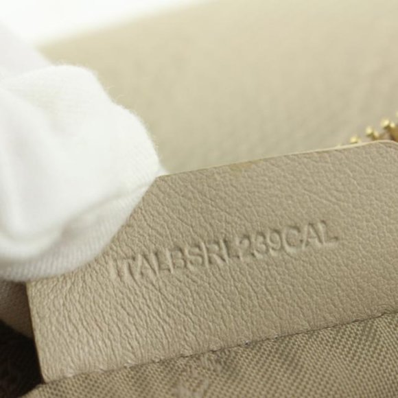 Burberry Ivory Check Embossed Toiletry Cosmetic Pouch 1220b46 - Picture 5 of 12